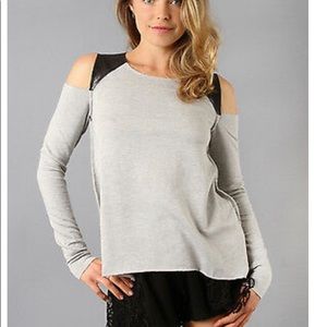 Liberty Garden Cold Shoulder Sweater